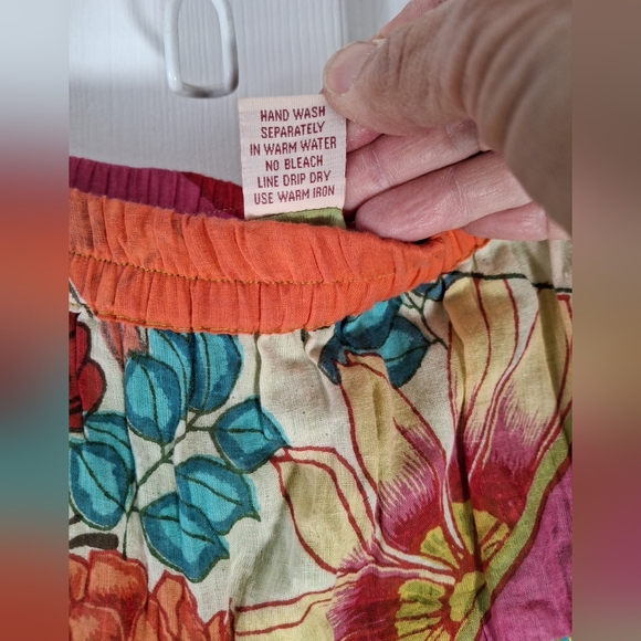 Anü By Naturals ANU Bright Floral Maxi Panels Skirt Fully Lined EUC Fairy Sz S - Picture 5 of 8